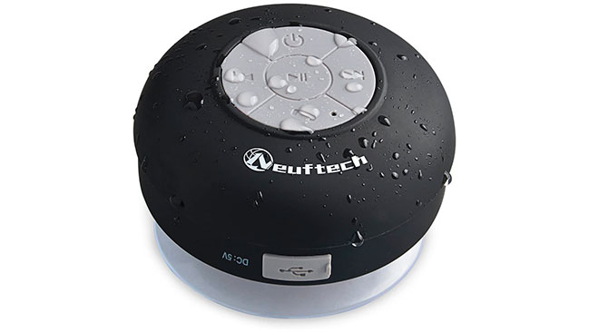 Ducha Radio Baño Bluetooth 4.0 Altavoz 1000Mah Recargable Resistente Al  Agua Altavoz De Ducha Altavoz Portátil Con Micrófono Pantalla Fm Ranura  Para Tarjeta Advancent EL014197-00
