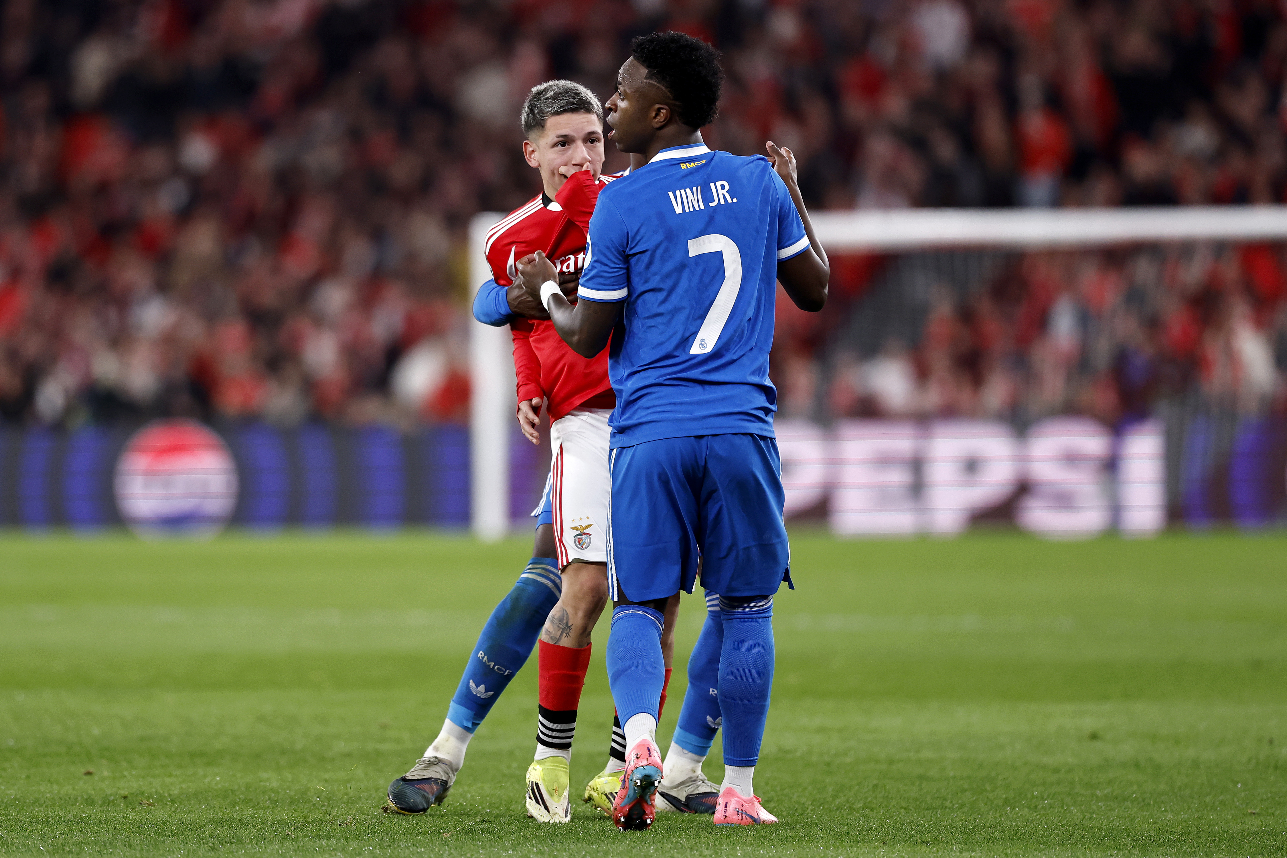 Gianluca Prestianni and Vinícius