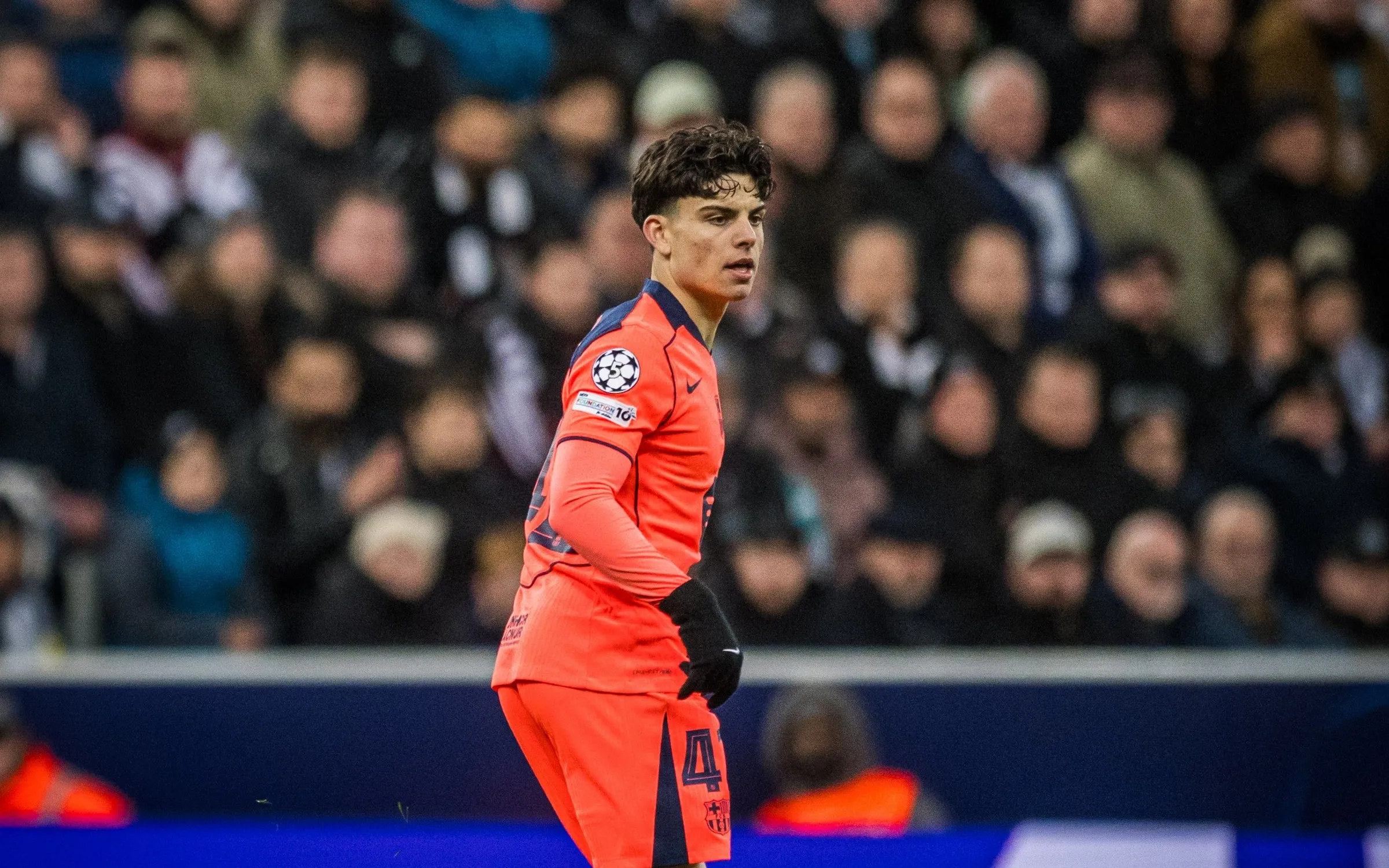 Xavi Espart debutó con el primer equipo del Barcelona en Newcastle.