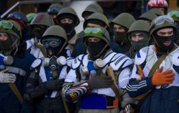 Espinilleras del Barça en Kiev