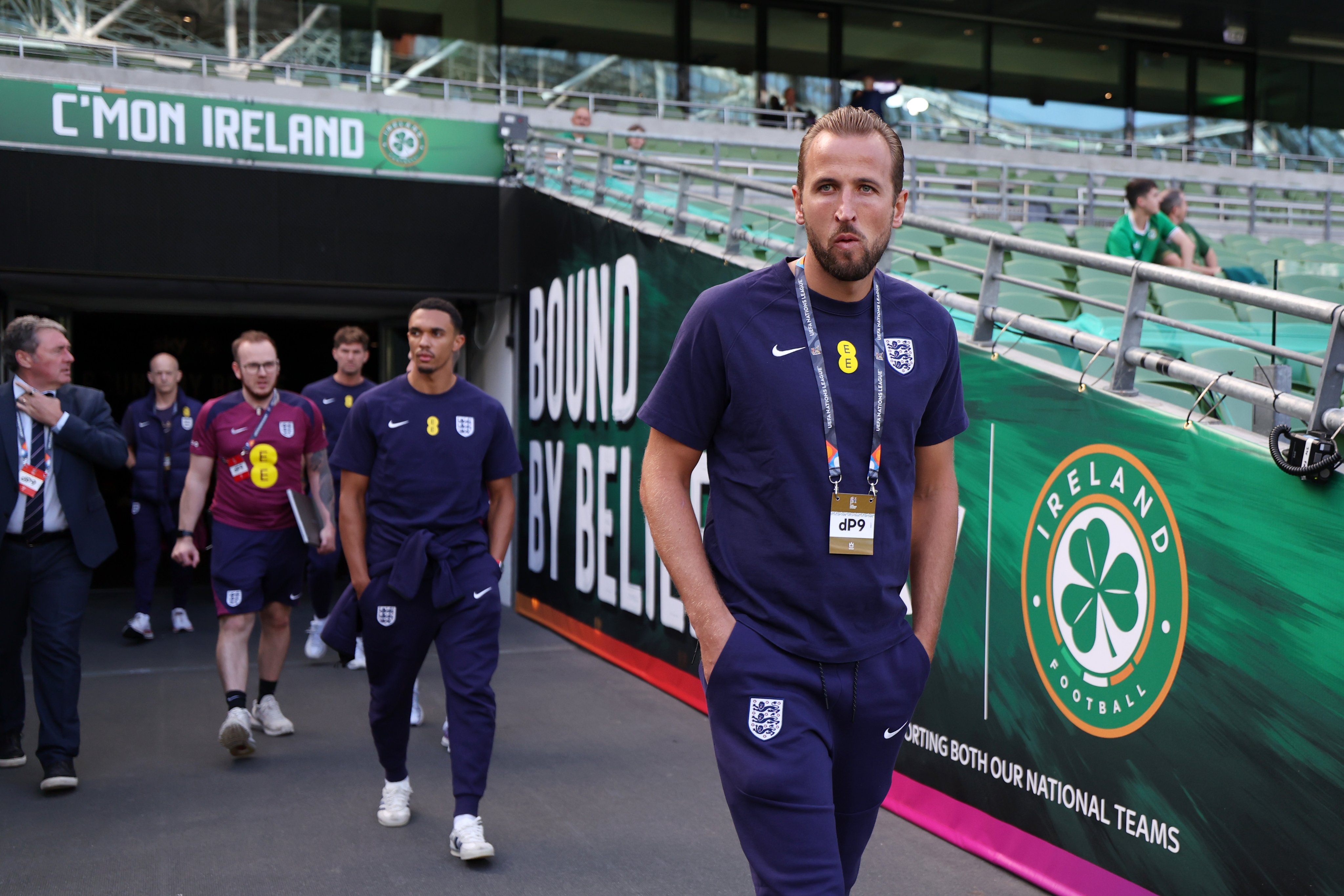 Harry Kane, en la previa del Irlanda - Inglaterra