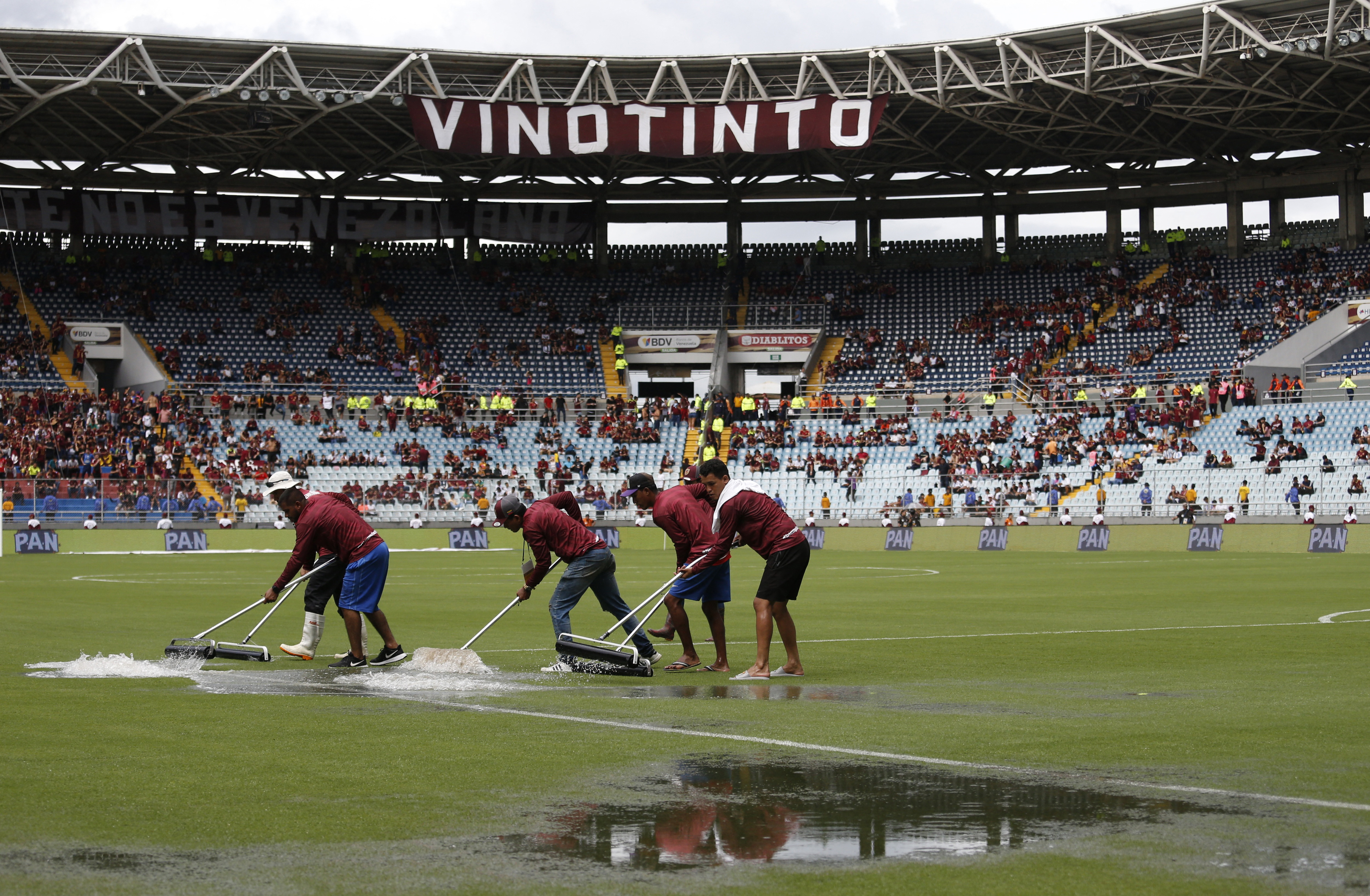 The rain has been pouring in Maturin, Venezuela.