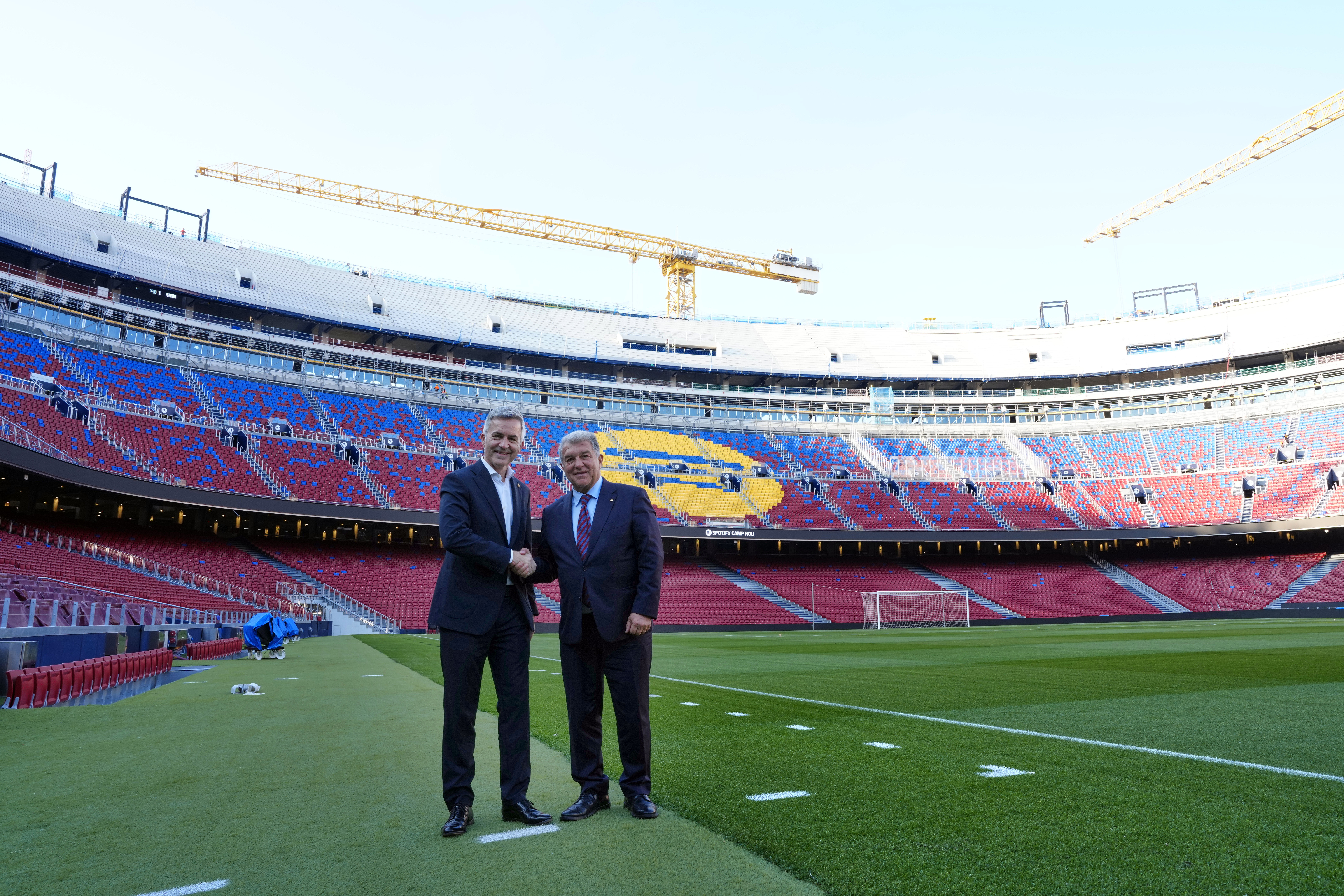 Joan Laporta y Víctor Font