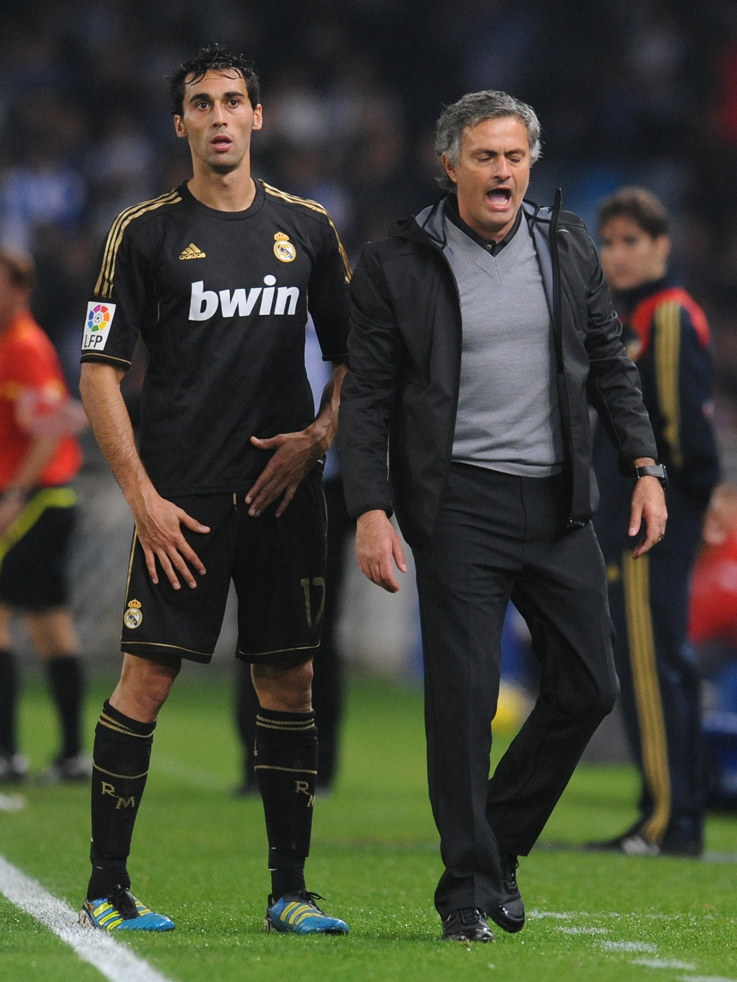 29/10/11 PARTIDO PRIMERA DIVISON
REAL SOCIEDAD - REAL MADRID
MOURINHO ARBELOA