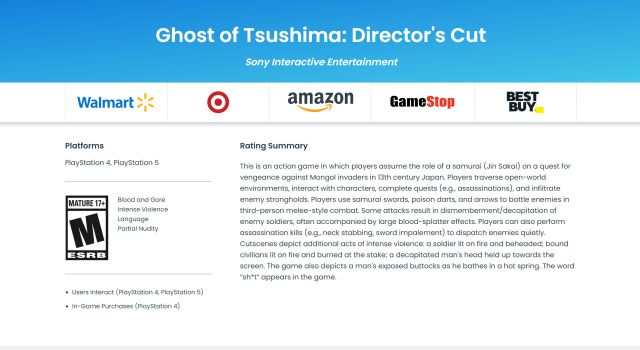 Ghost of Tsushima: VERSIÓN DEL DIRECTOR