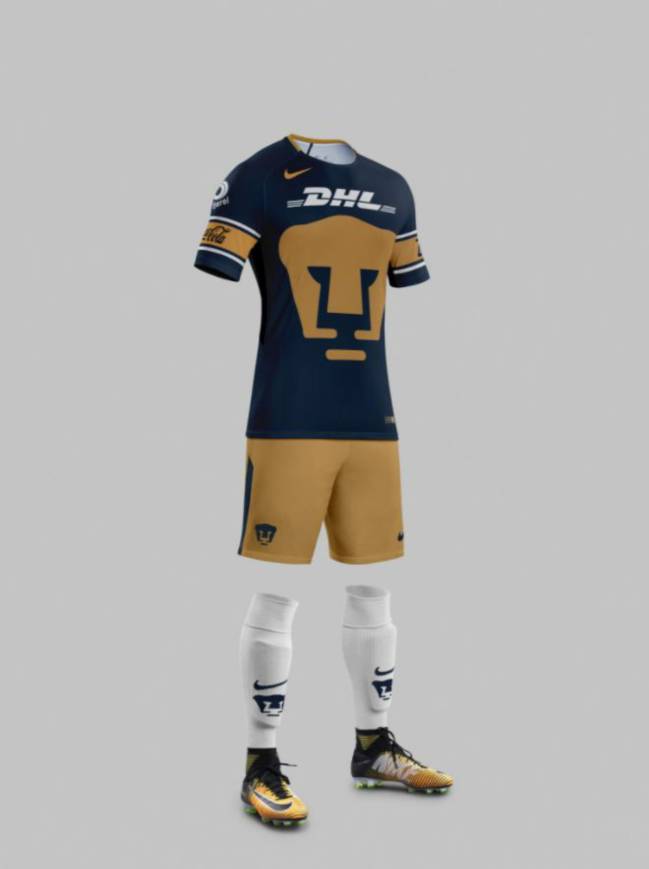 Liga Pumas presentó sus nuevas camisetas para la 2017-18 Pumas presentó sus nuevas camisetas para la 2017-18 AS México