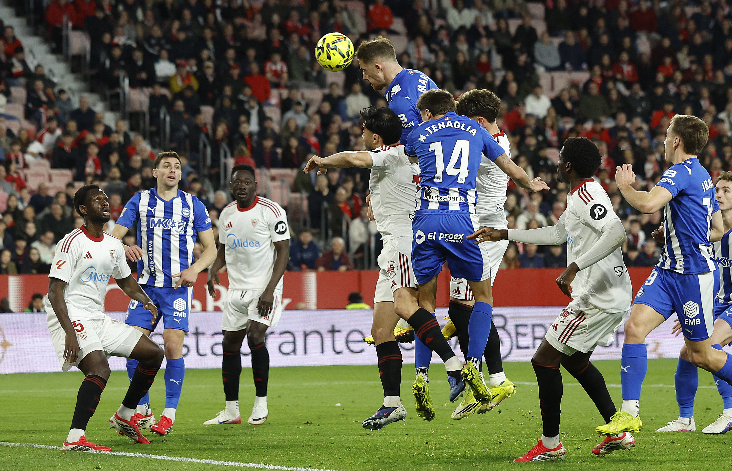 14/02/26 PARTIDO PRIMERA DIVISION 
SEVILLA - DEPORTIVO ALAVES
GOL 1-1 TONI MARTINEZ   