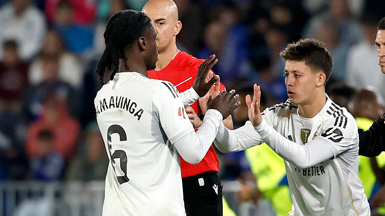 19/10/25 PARTIDO PRIMERA DIVISION 
GETAFE - REAL MADRID 
CAMBIO SUSTITUCION EDUARDO CAMAVINGA ARDA GULER 
SEBAS PARRILLA SEGUNDO ENTRENADOR 