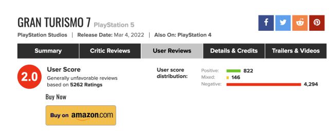 Gran Turismo 7 se desploma en Metacritic: ¿de qué se quejan los jugadores?  - Meristation