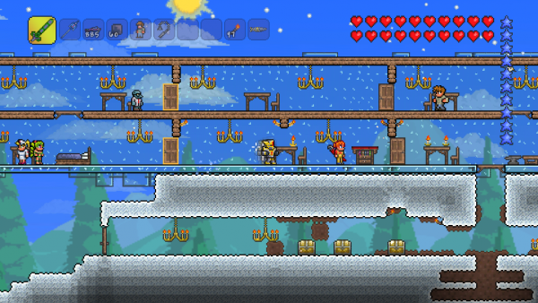 Terraria out now on PS Vita, cross-play with PS3 active