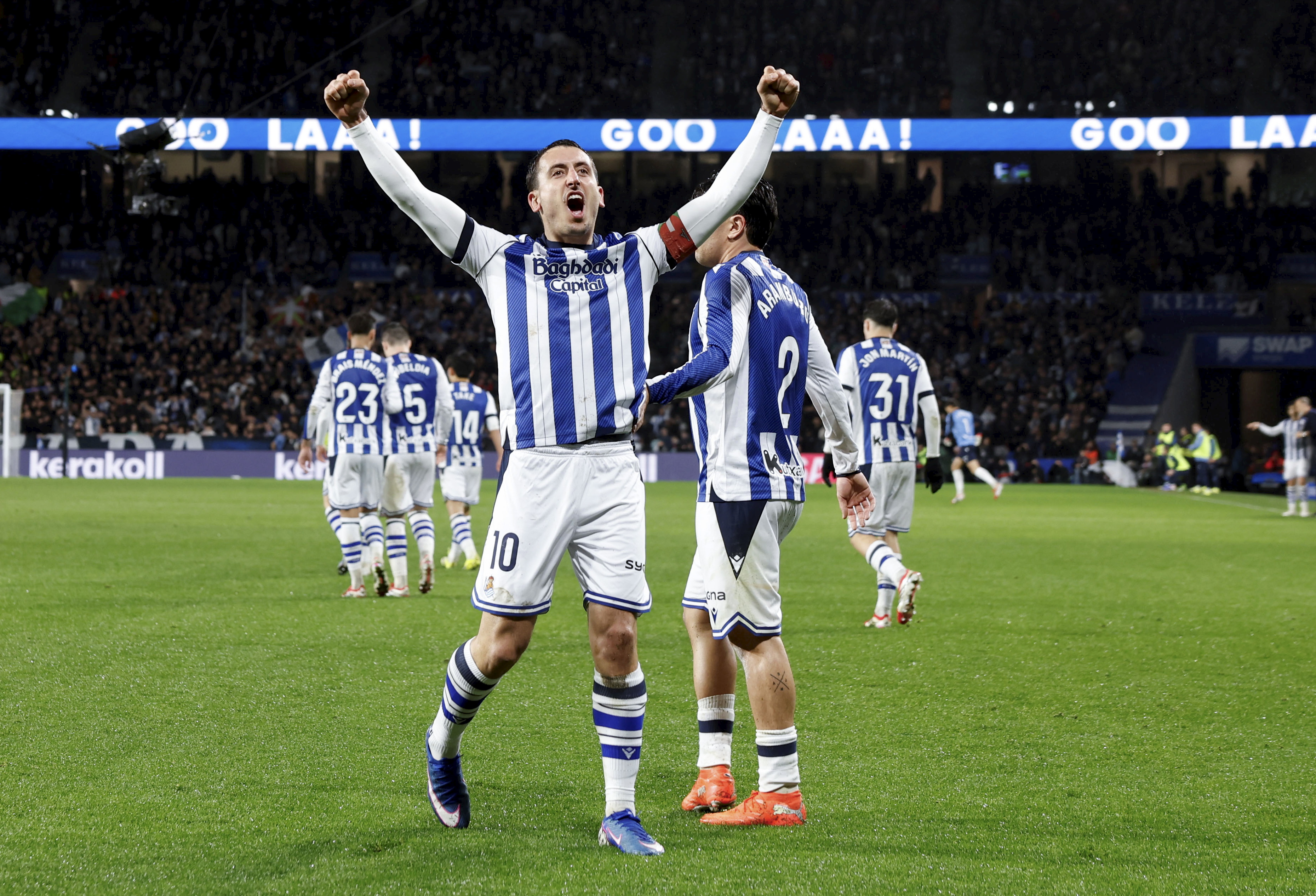 El delantero realista lideró a su equipo y consiguió firmar una victoria de prestigio ante el siempre peligroso Celta.