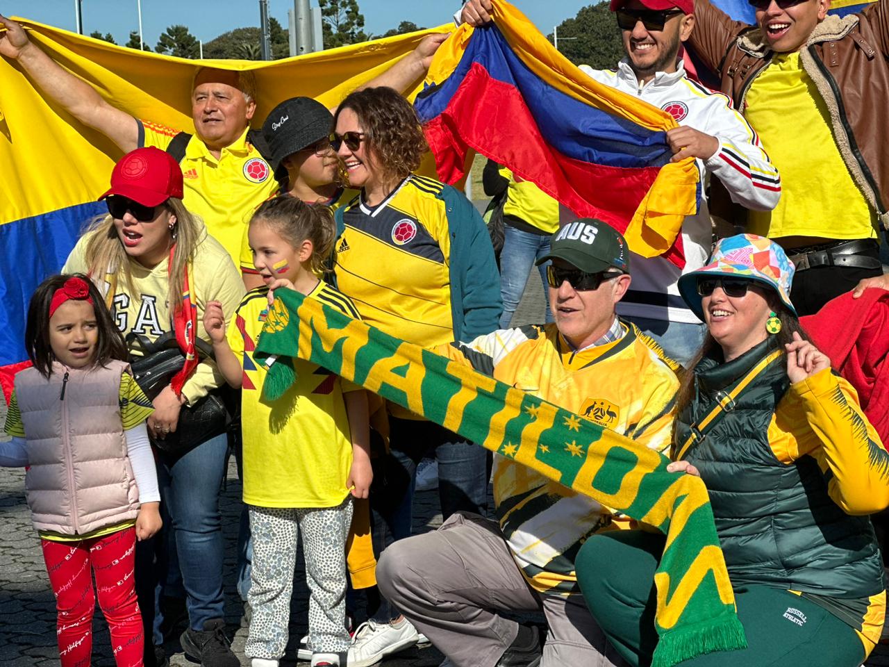 Así viven los hinchas la previa del duelo entre Colombia y Corea