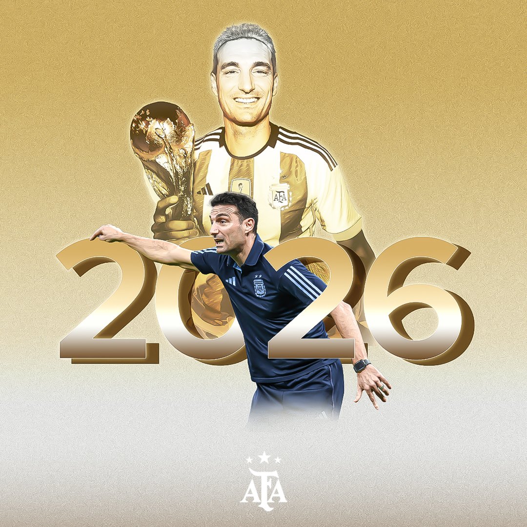 Oficial: Scaloni renueva hasta 2026