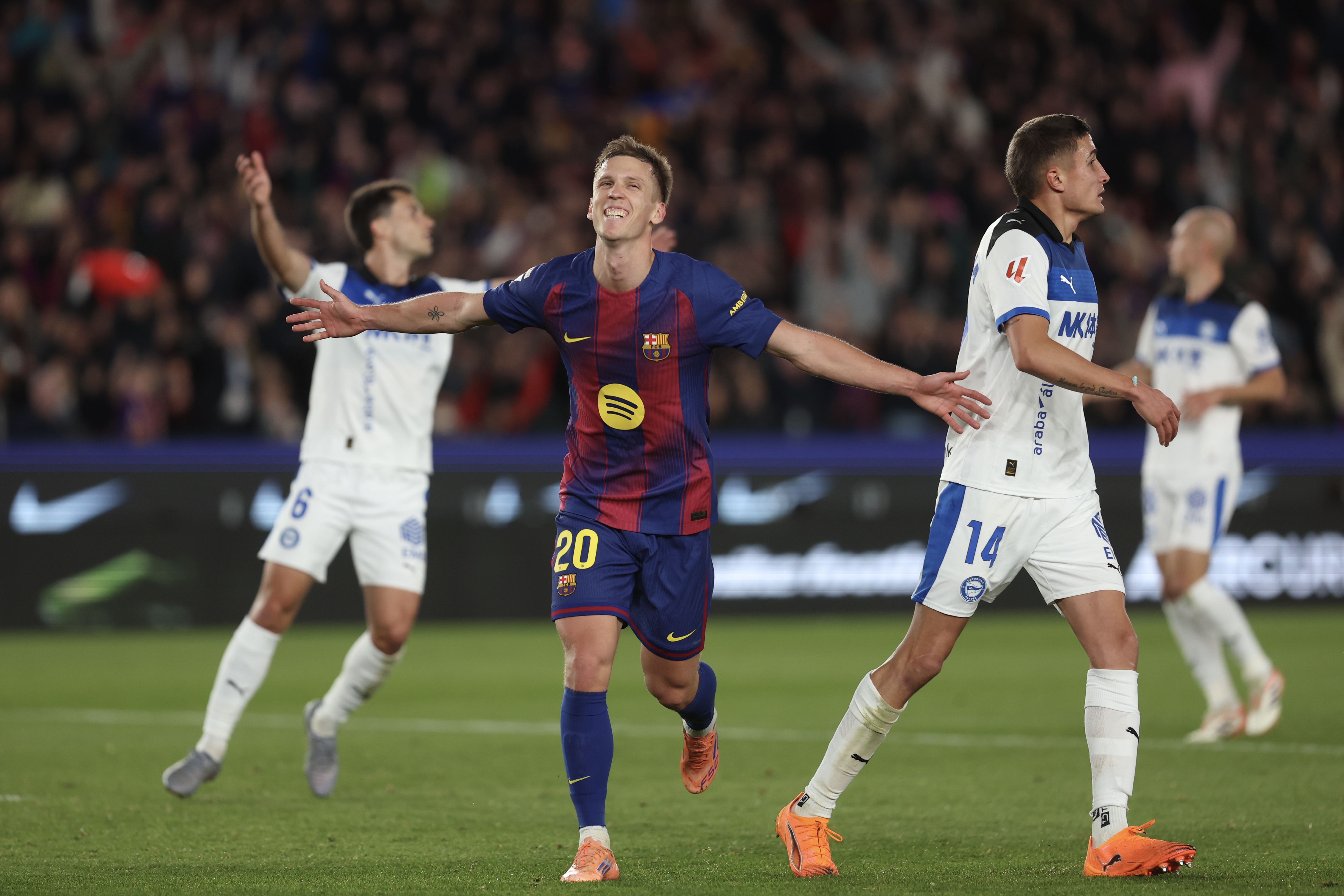 29/11/25 PARTIDO PRIMERA DIVISION
BARCELONA - ALAVES
DANI OLMO GOL 3-1 ALEGRIA 