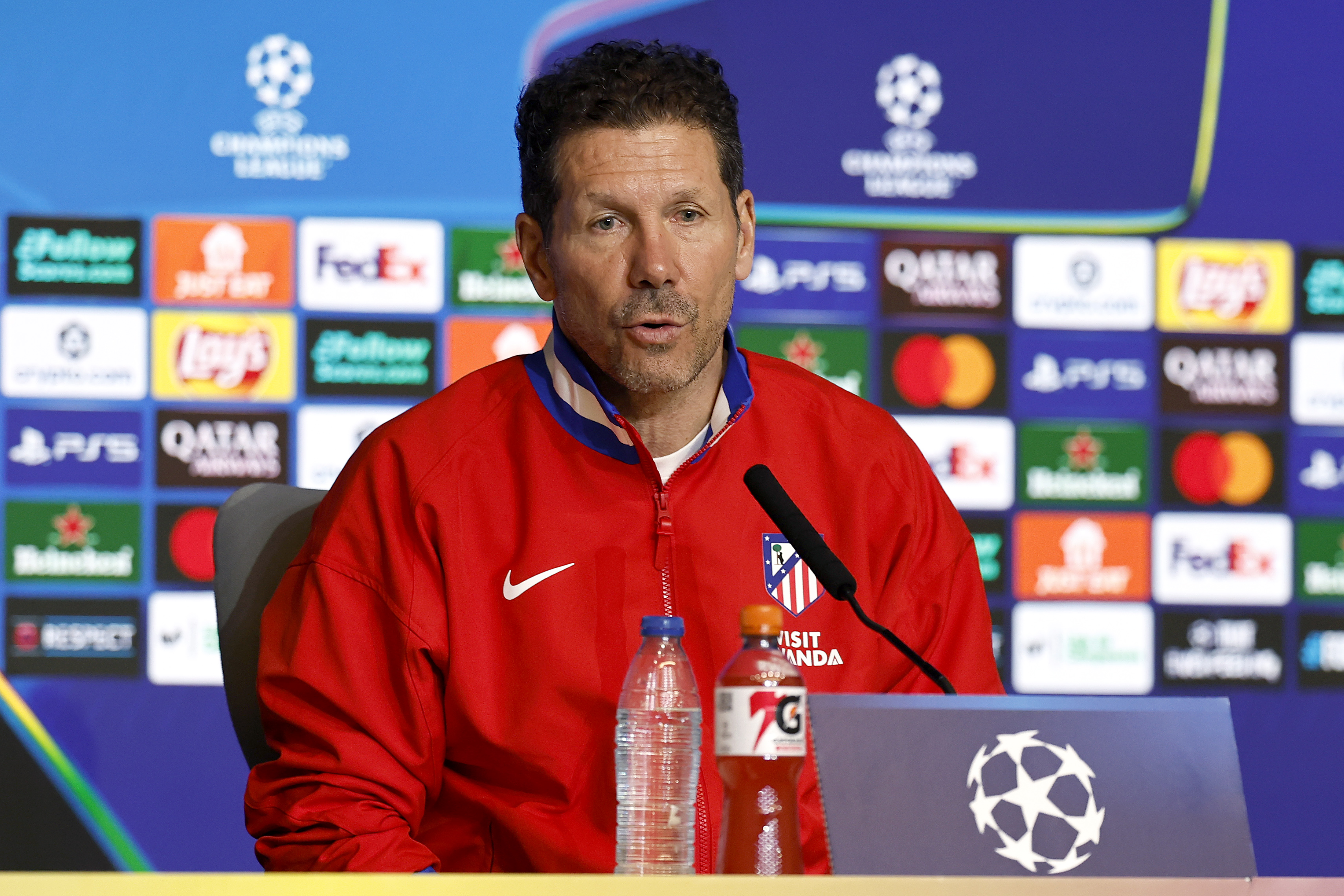09/03/26 RUEDA DE PRENSA ATLETICO DE MADRID CHOLO SIMEONE ENTRENADOR LE NORMAND 