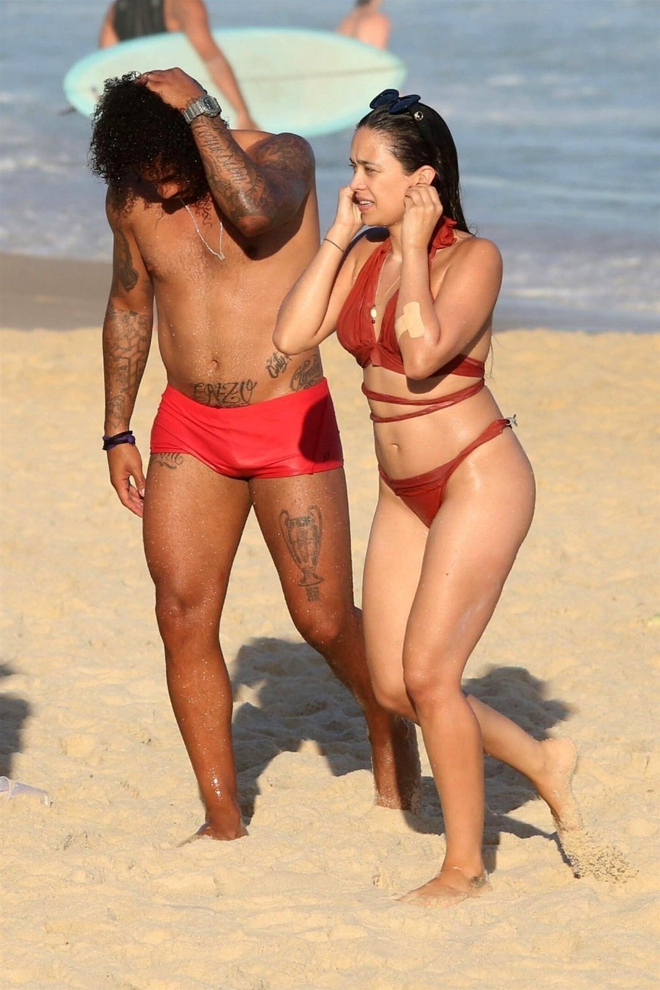 Real Madrid: Marcelo enjoys Rio de Janeiro beach with family - AS USA