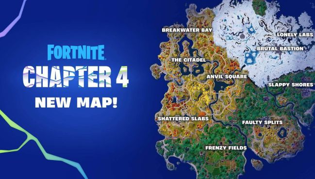 Fortnite Chapter 4 - Season 1: every new location in the game