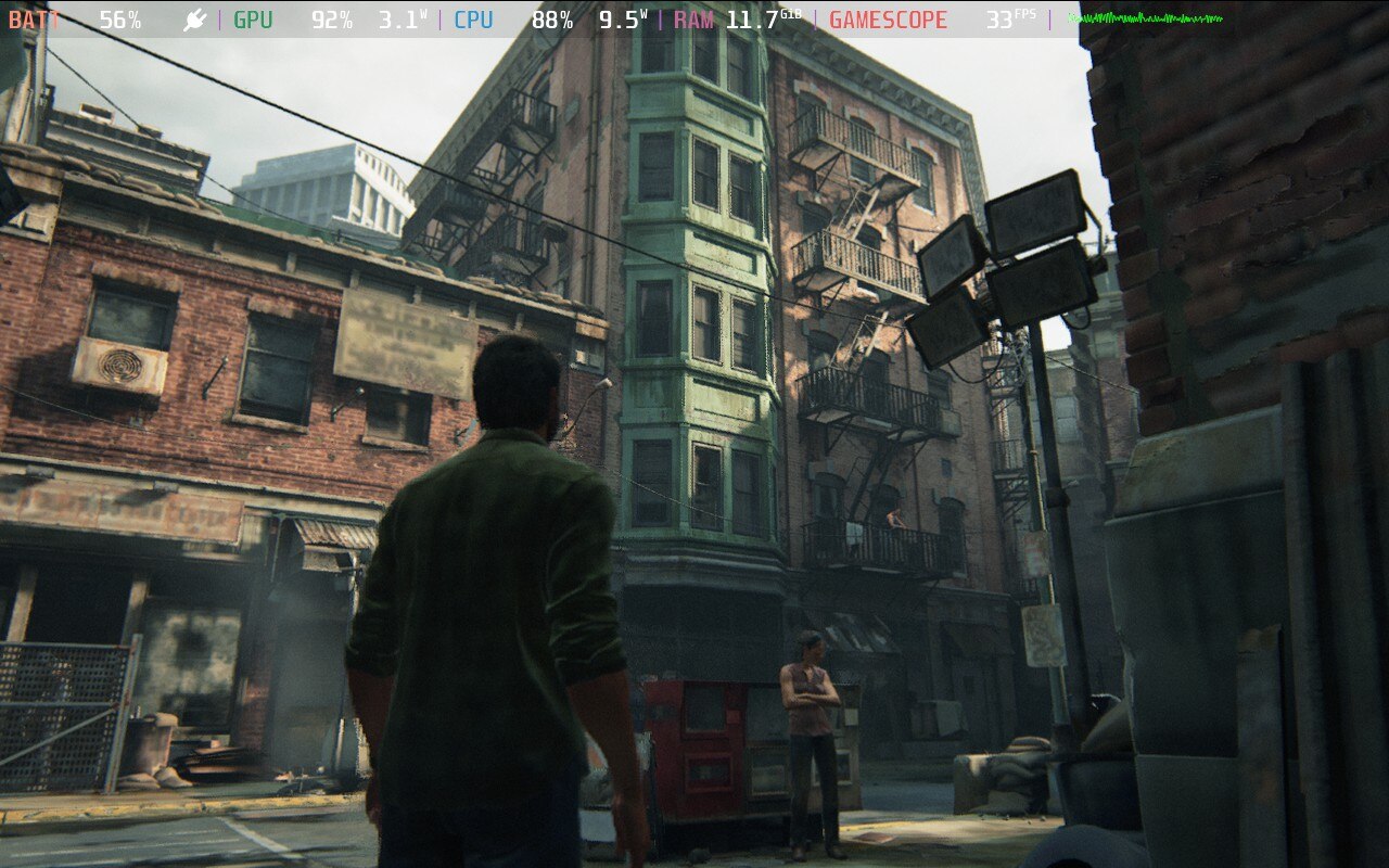 Best The Last of Us Part 1 graphics settings for the Steam Deck