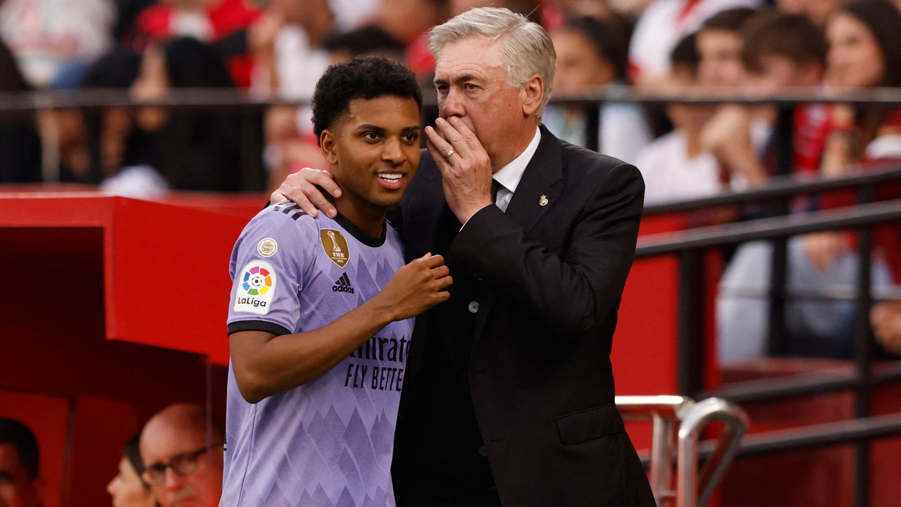 Ancelotti alecciona a Rodrygo: “Se llama altruismo...”