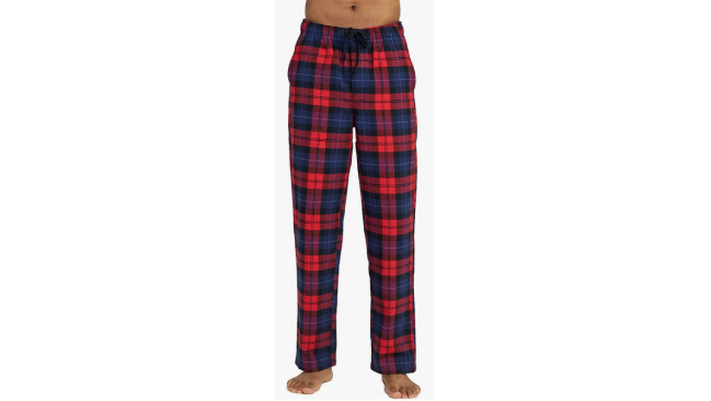Pantalones de pijama de franela Tekla de Algodón de color Azul para hombre Hombre Ropa de Ropa para dormir de Pijamas y ropa de estar por casa 