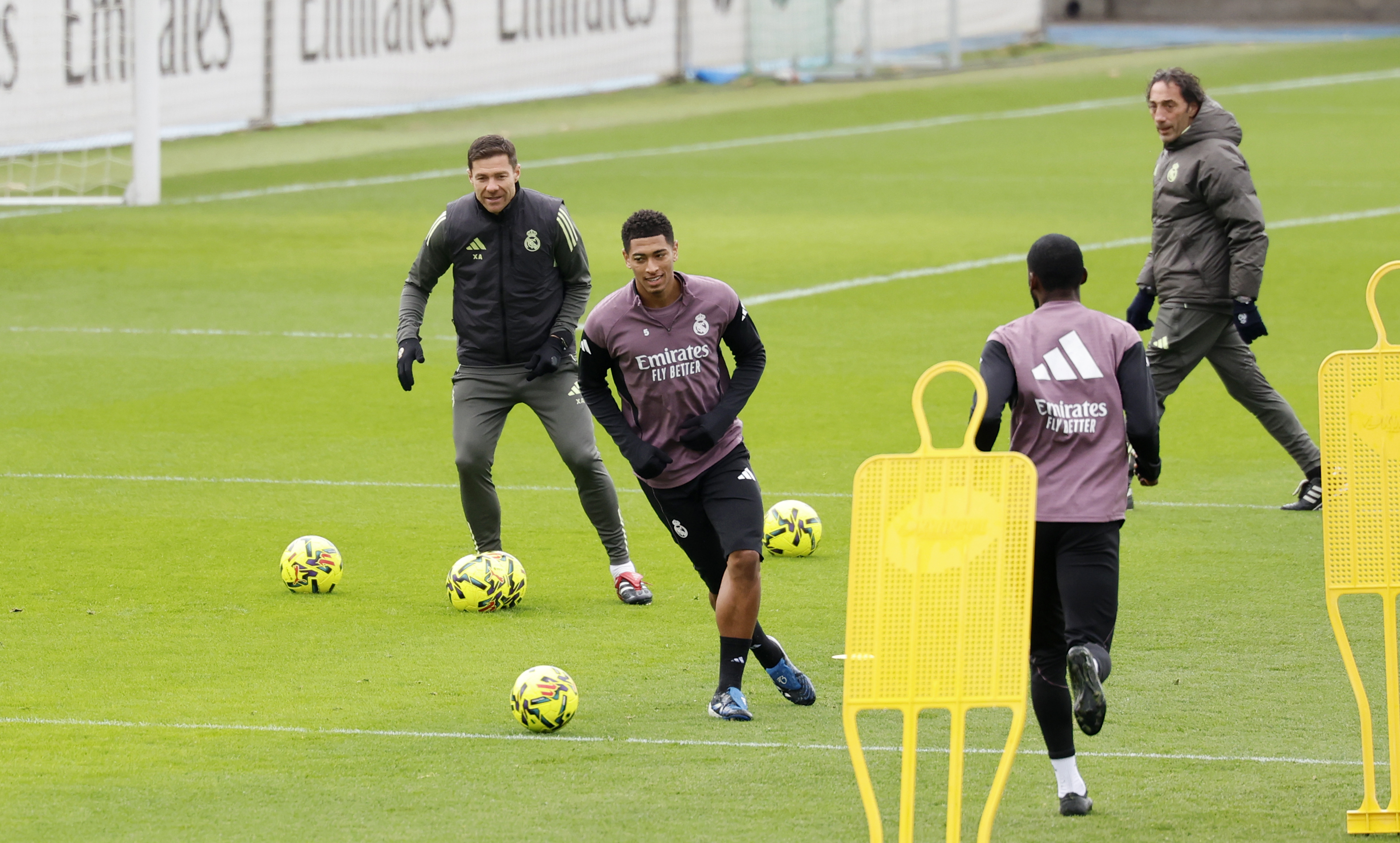 03/01/26 ENTRENAMIENTO REAL MADRID XABI ALONSO BELLINGHAM GRUPO
