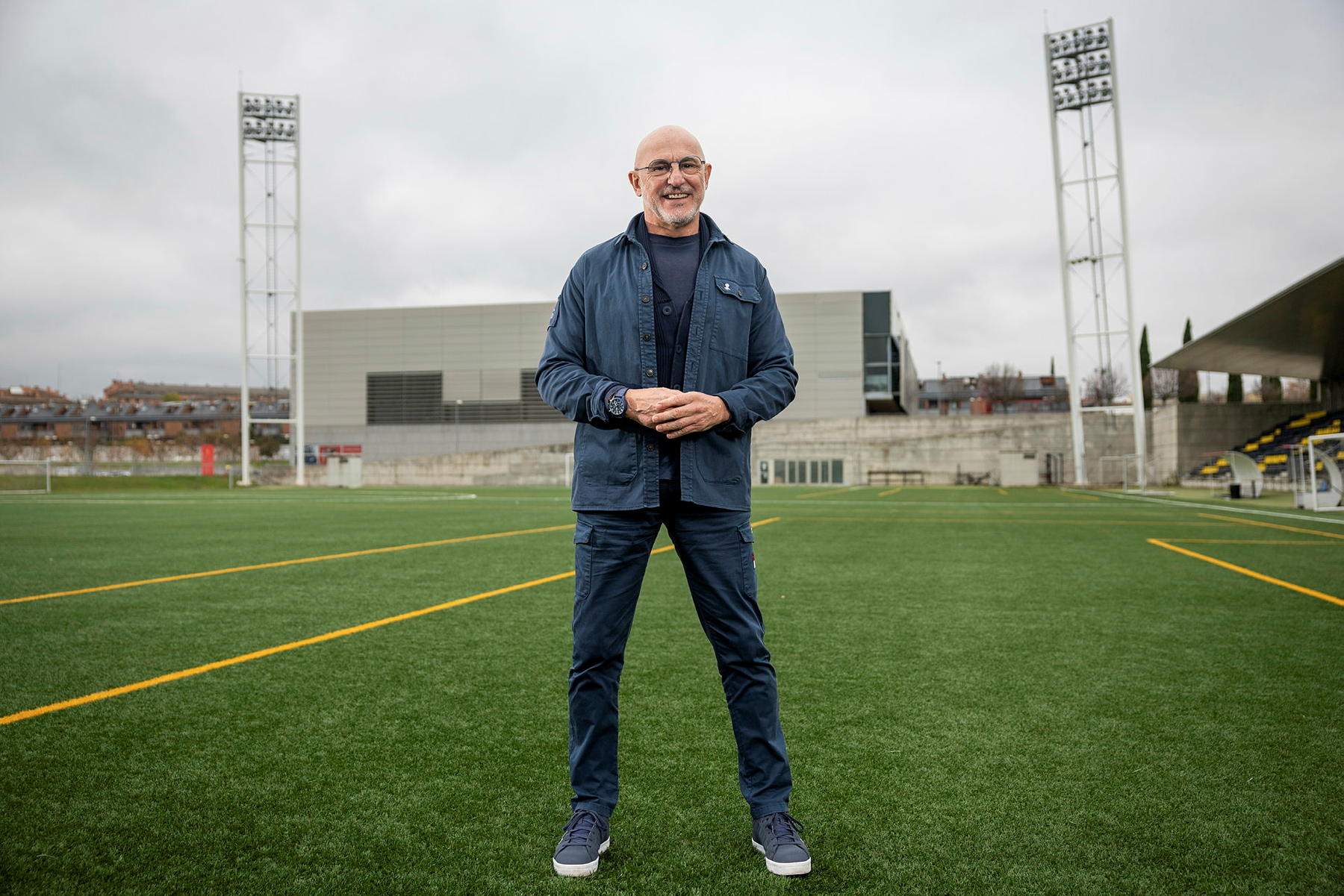 Luis de la Fuente posa para AS.