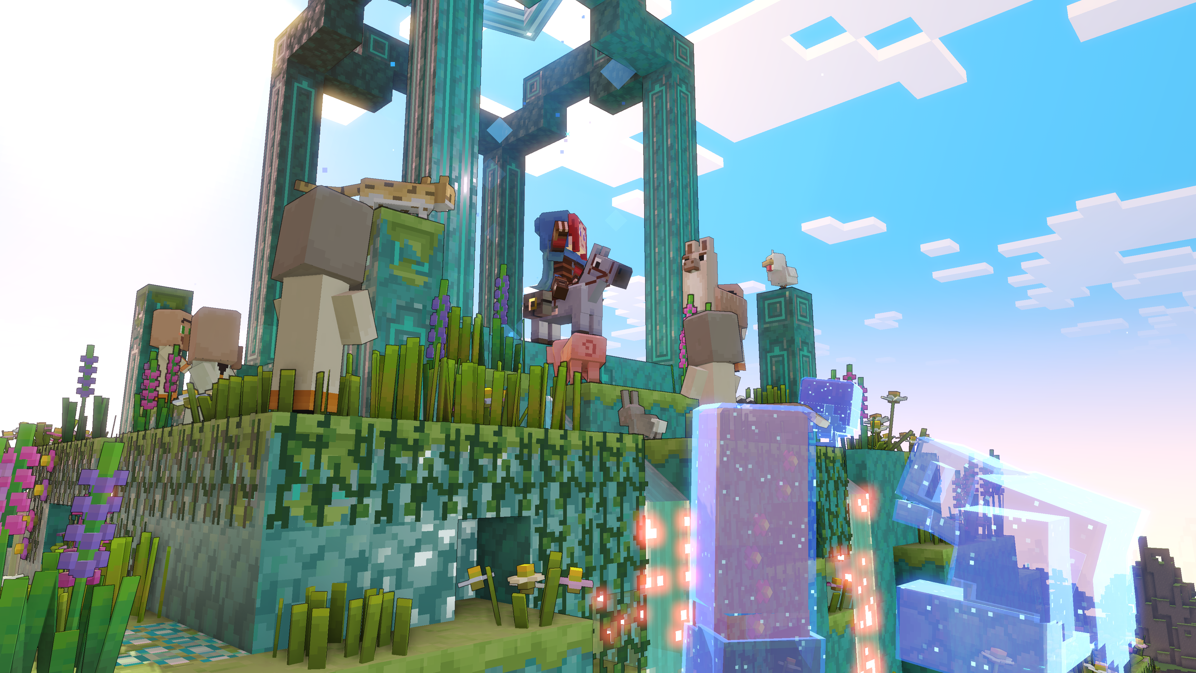 NEW FEATRES in Minecraft Legends update 1.17.49848!! (What's New