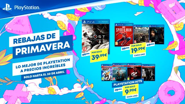 Arrancan las 'Rebajas de Primavera' en juegos de PS4 y PS5 en