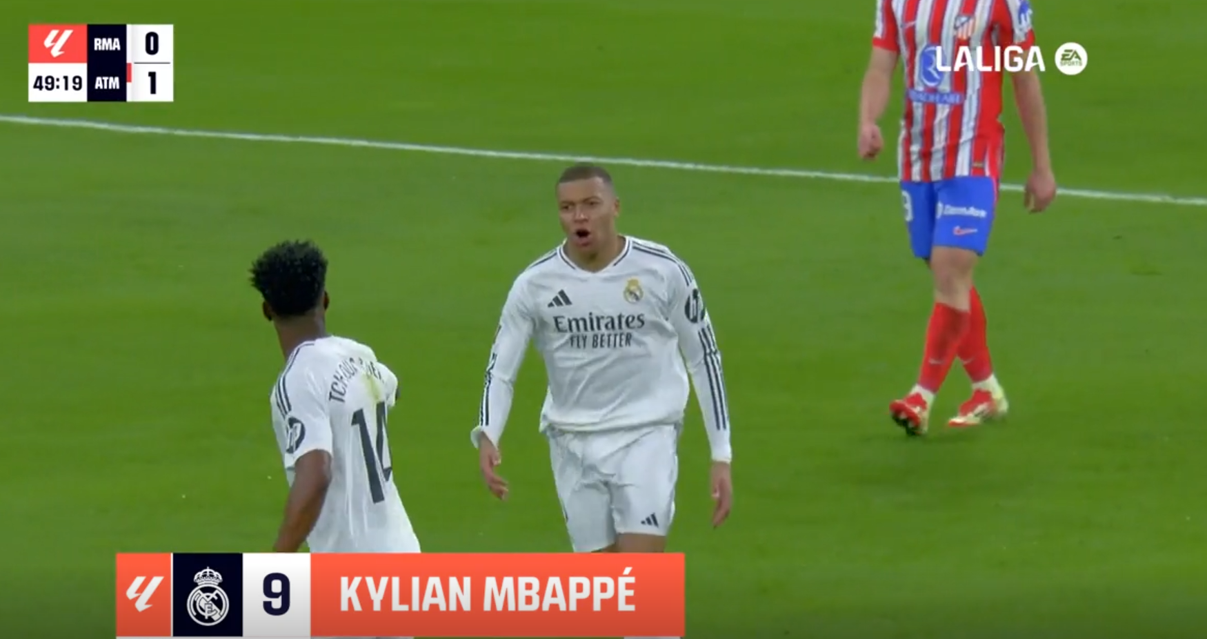 La reacción de Mbappé según marcó el empate y que pasó por alto: ADN Real Madrid