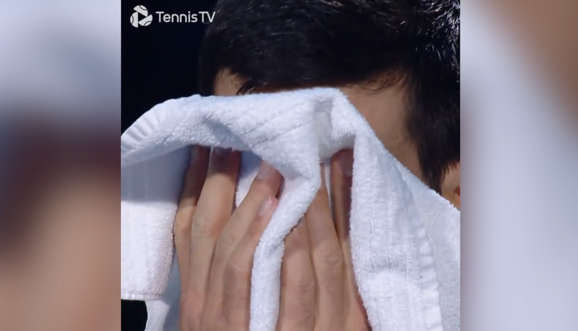 Djokovic, agonizando de nuevo en un descanso