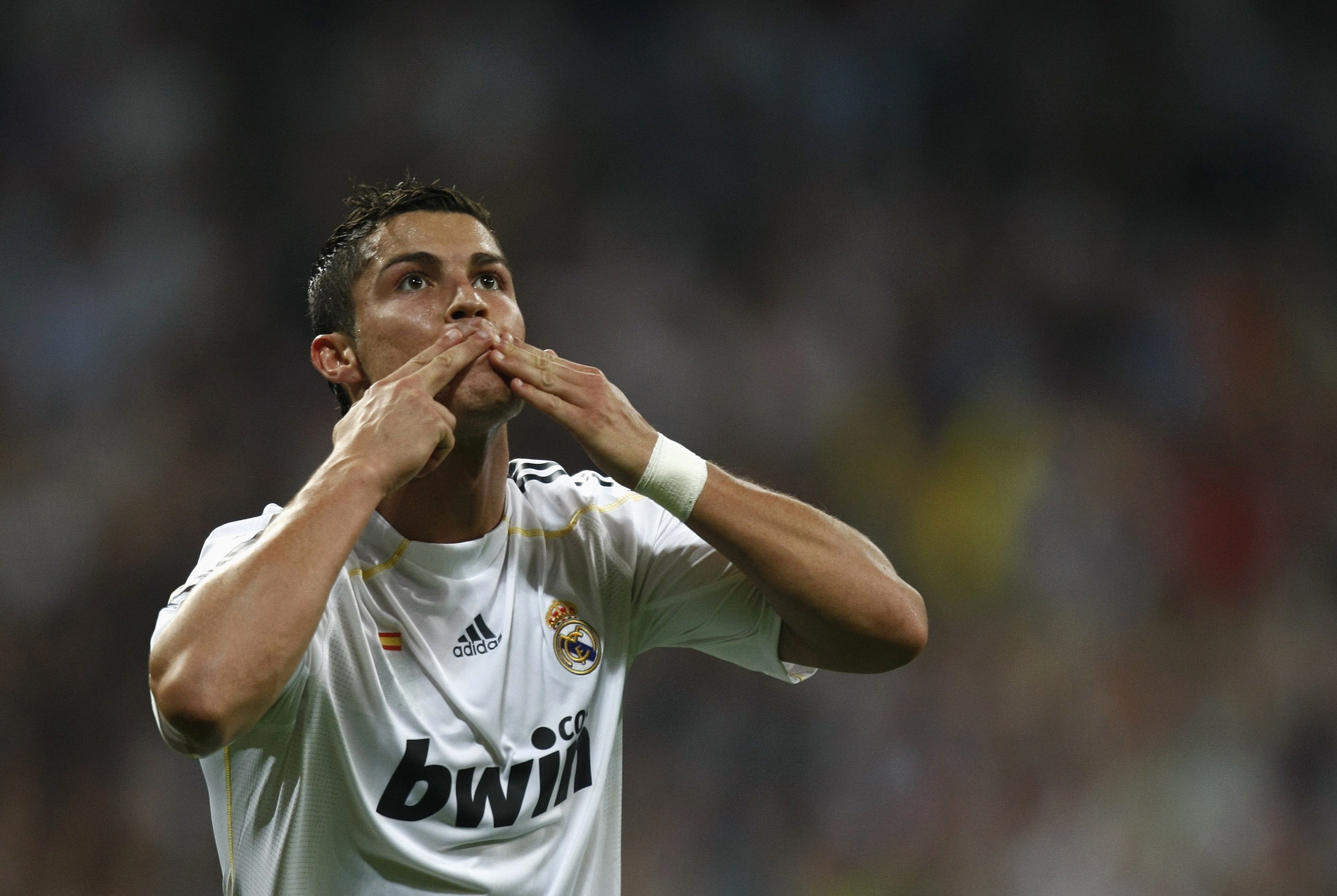 Cristiano Ronaldo celebra un gol al Olympique de Marsella, en Champions.