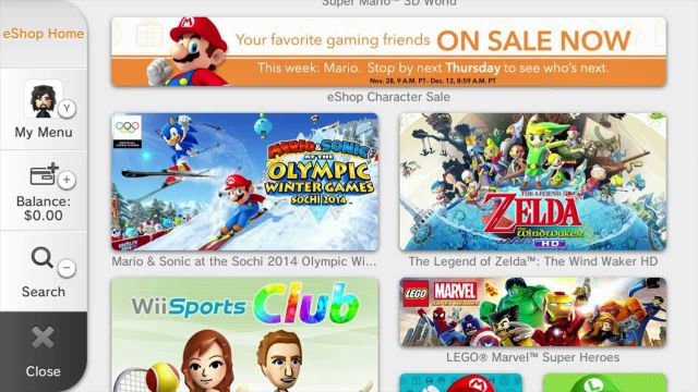 r compró todos los juegos de Wii U y 3DS antes del cierre de sus  tiendas virtuales el 27 de marzo