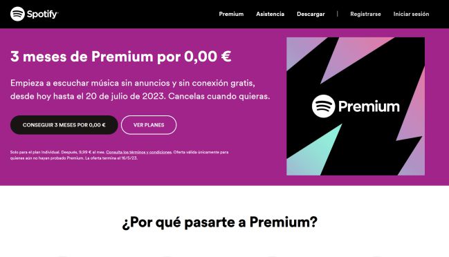 Spotify Premium: 3 Meses GRATIS 