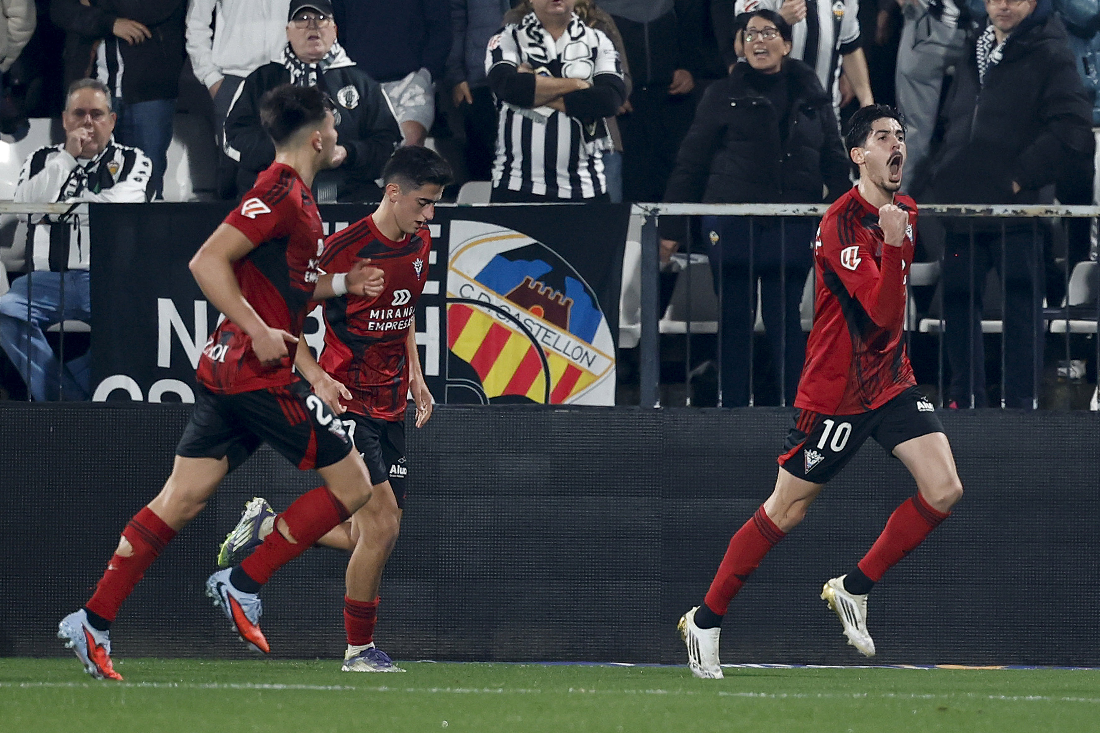 15/12/25 PARTIDO SEGUNDA DIVISION JORNADA 18 
CASTELLON - MIRANDES 
PRIMER GOL EMPATE CARLOS FERNANDEZ 1-1 ALEGRIA