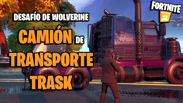 Desaf o Fortnite encuentra un cami n de transporte de Trask