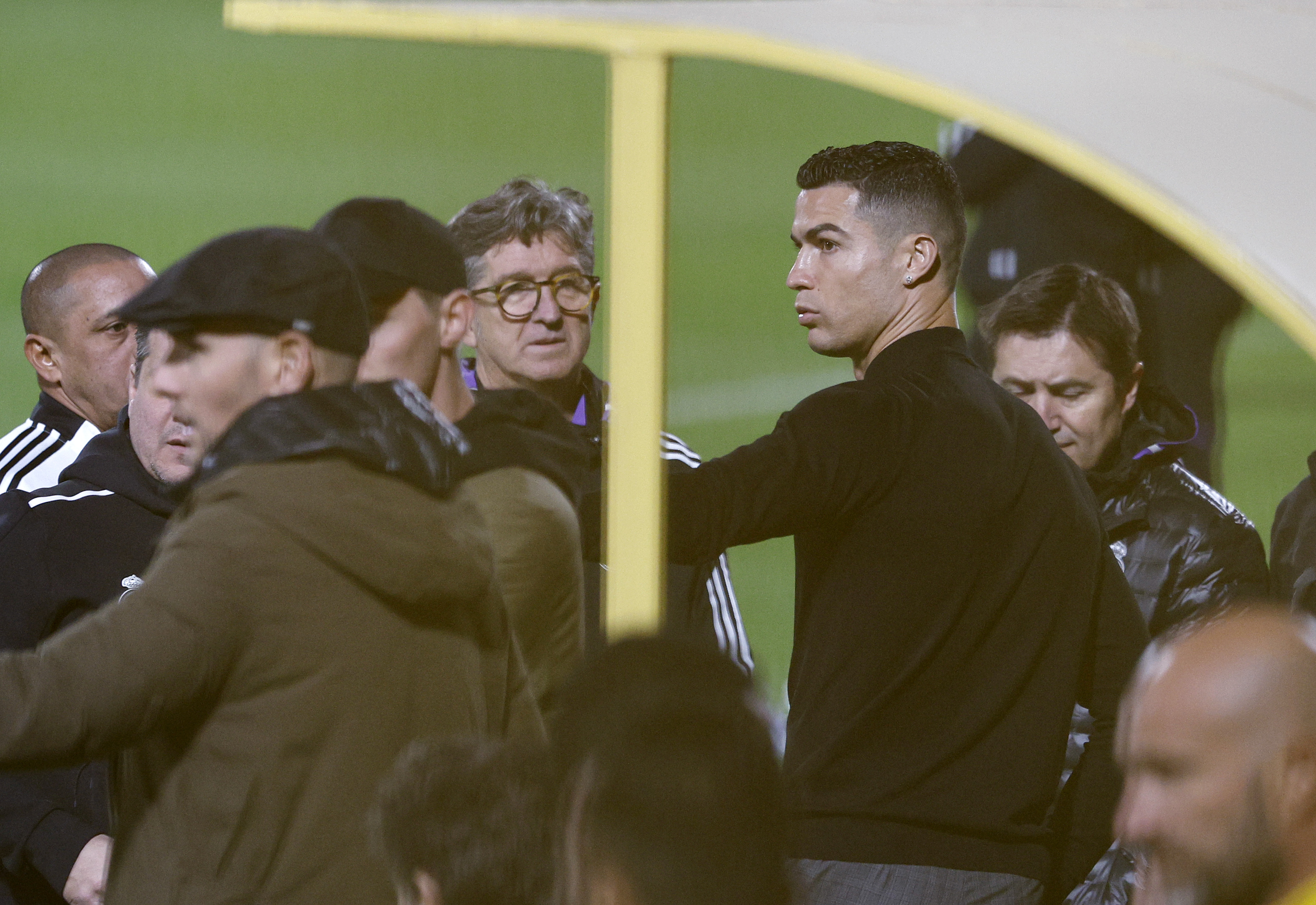 Cristiano, presente en la sesión del Real Madrid en Riad