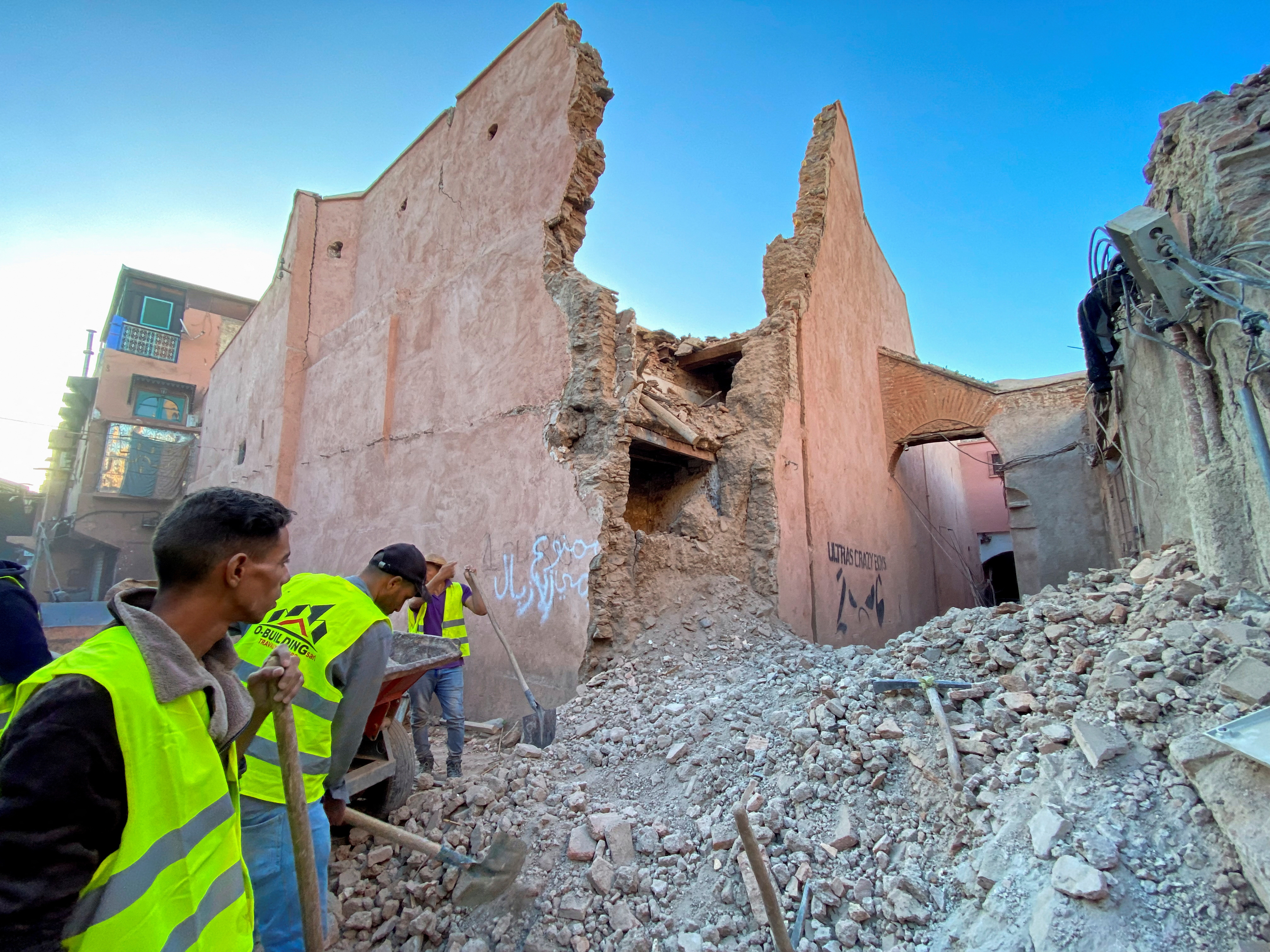 Las impactantes imágenes del terremoto en Marruecos