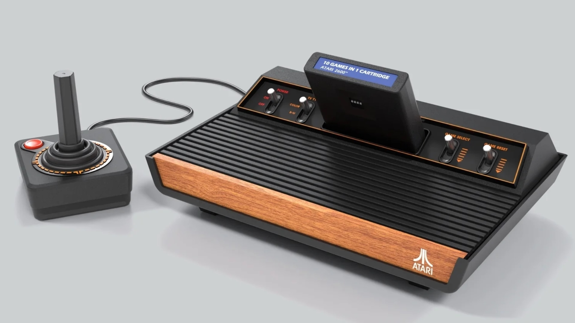 retro atari game console