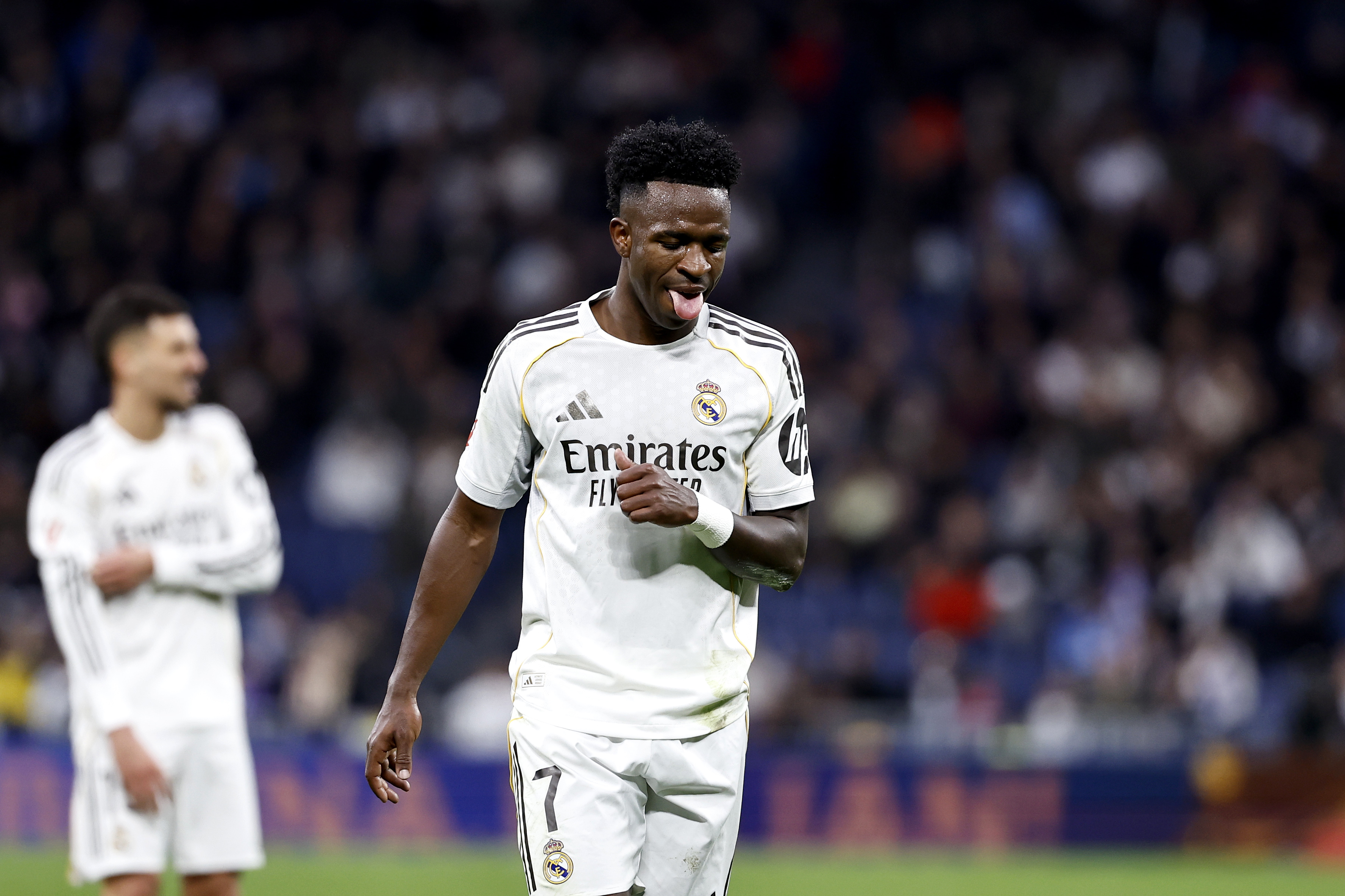 17/01/26 PARTIDO PRIMERA DIVISION
REAL MADRID - LEVANTE
TRISTEZA OCASION VINICIUS JR