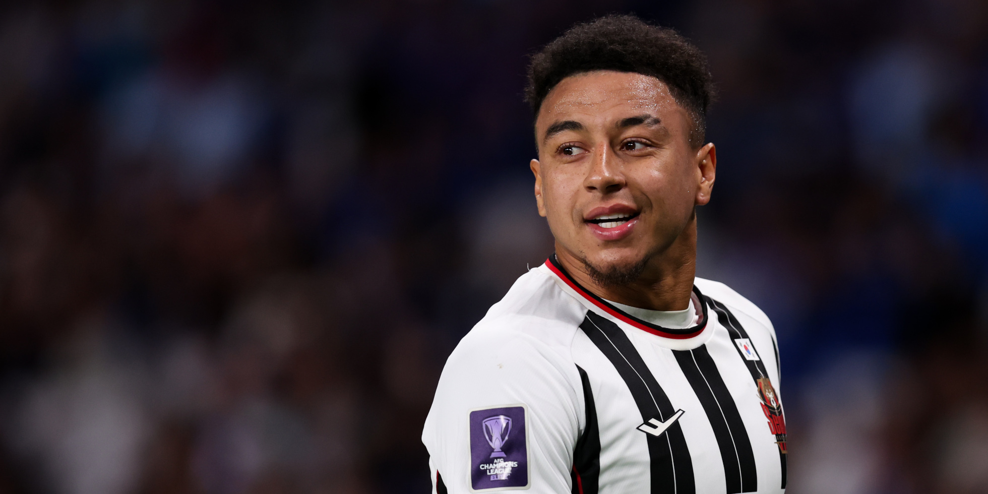 SHANGHAI, CHINA - OCTOBER 22: Jesse Lingard #10 of FC Seoul reacts during the AFC Champions League Elite 2025-26 East Region Group Stage match between Shanghai Shenhua and FC Seoul at Shanghai Stadium on October 22, 2025 in Shanghai, China. (Photo by Zhizhao Wu/Getty Images)