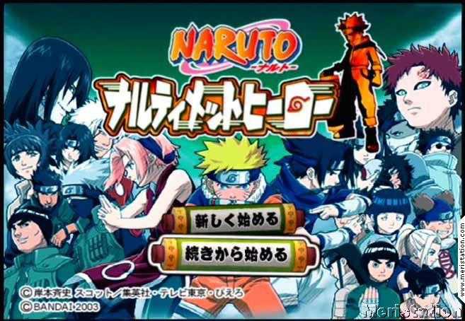 Naruto Ultimate Ninja 5, un juego de PS2 muy completo. // Naruto