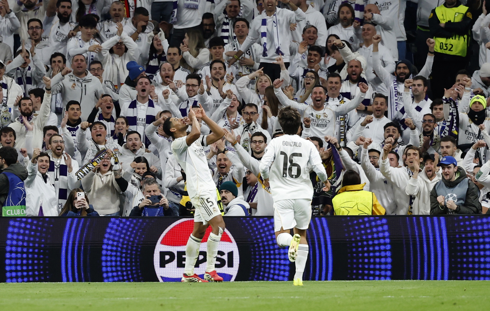 6-1. Jude Bellingham celebra tanto.