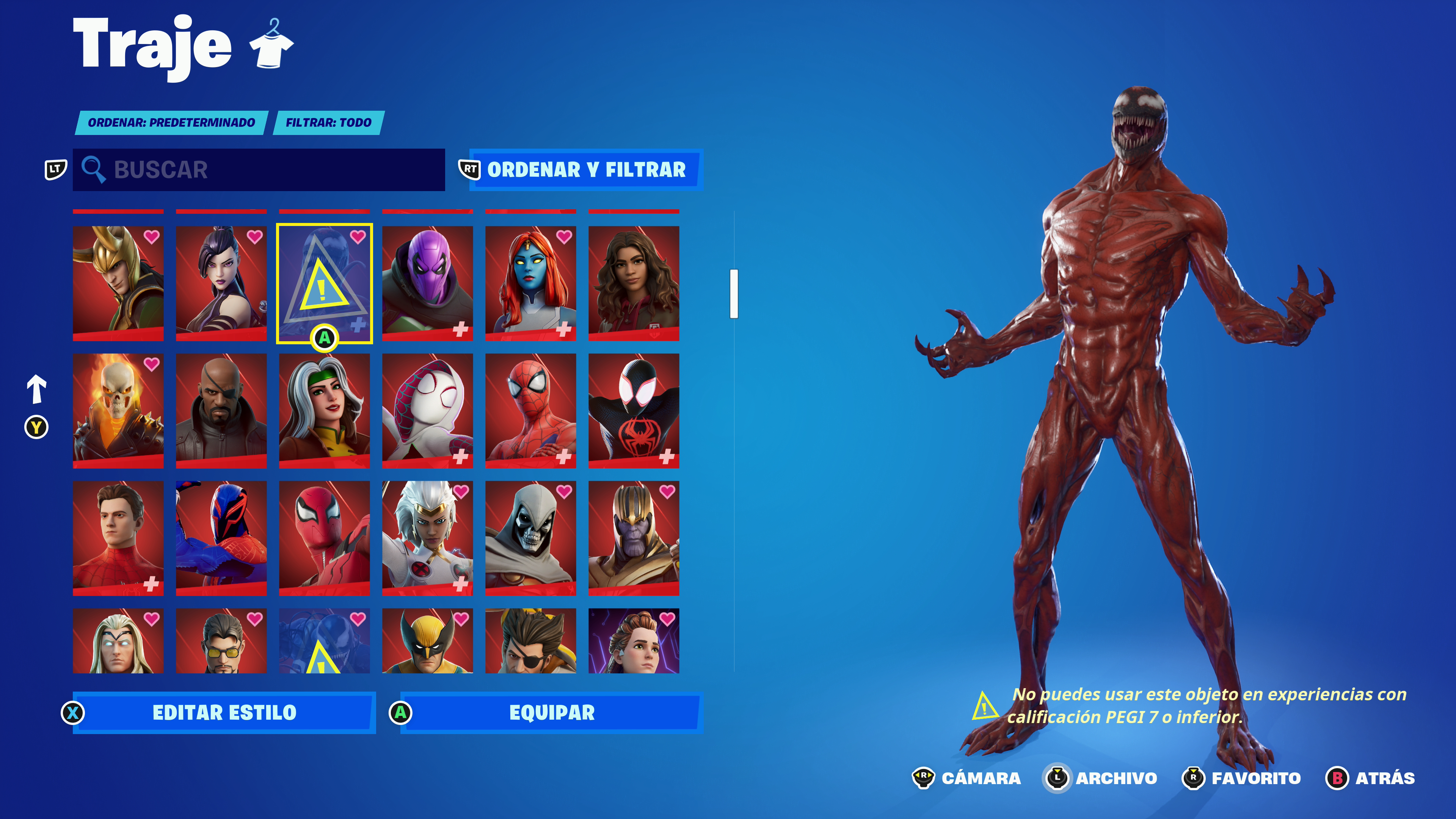 Fortnite prohíbe usar ciertas skins en varios mapas y modos por su sistema  de clasificación por edades - Meristation