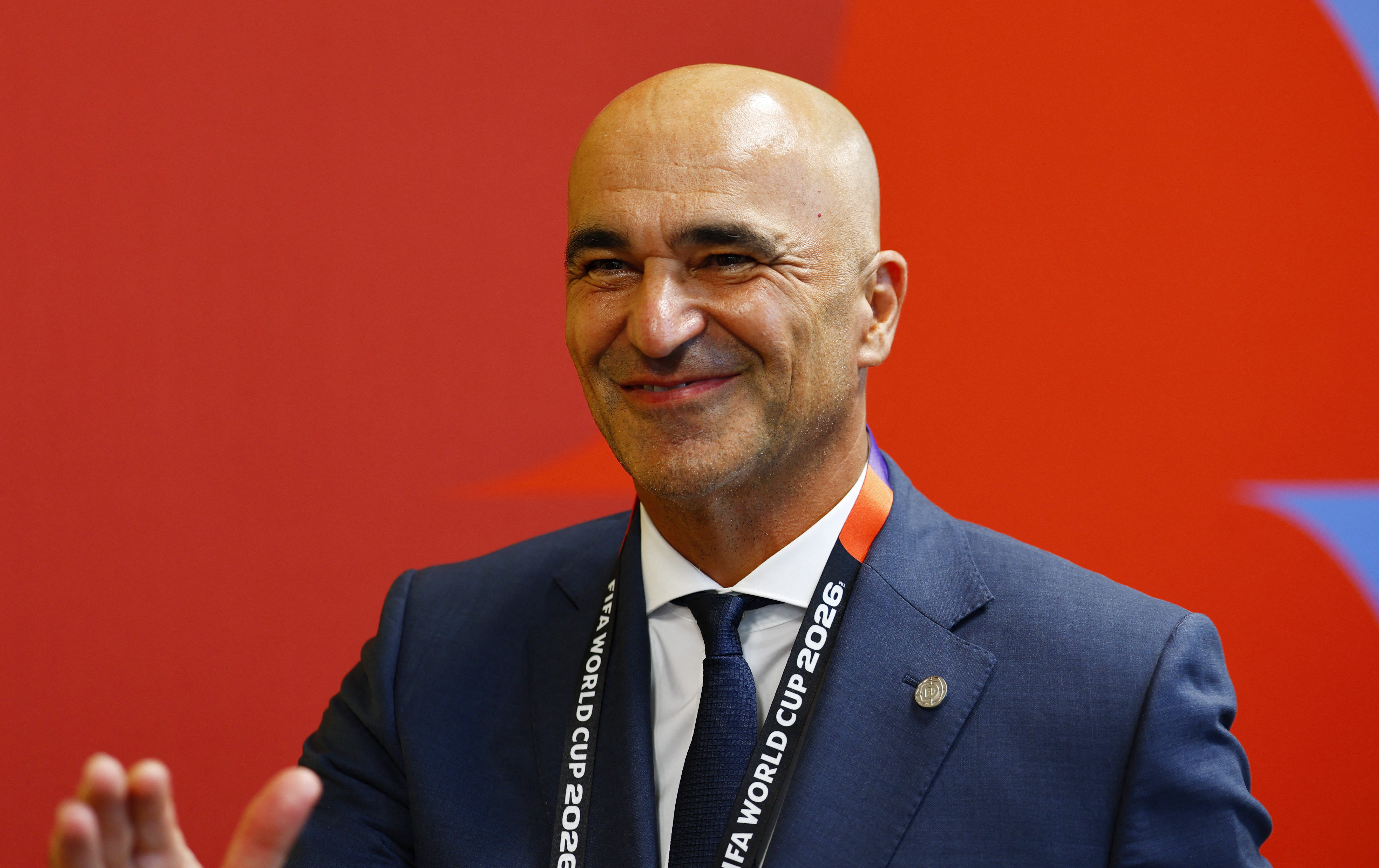 Soccer Football - FIFA World Cup 2026 - Round of 32 - Portugal v Croatia - Toronto Stadium, Toronto, Canada - July 2, 2026 Portugal coach Roberto Martinez arrives at the stadium before the match REUTERS/Jeenah Moon