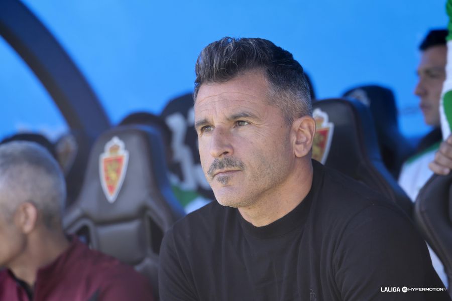 Iván Ania, en el banquillo del Ibercaja