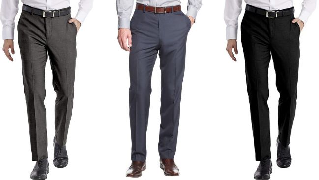 Este pantalón de vestir de hombre Calvin Klein está disponible en cuatro  colores - Showroom