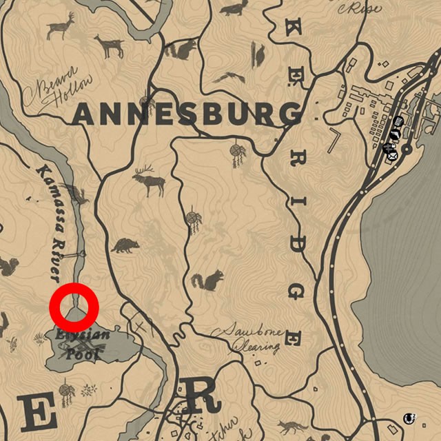 Localización mapas del tesoro en Red Dead Redemption 2