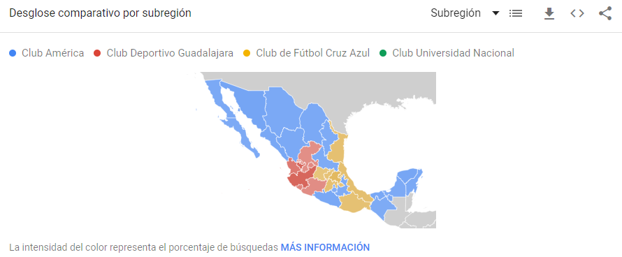 Google Maps se 'burla' de los equipos mexicanos Cruz Azul y Atlas