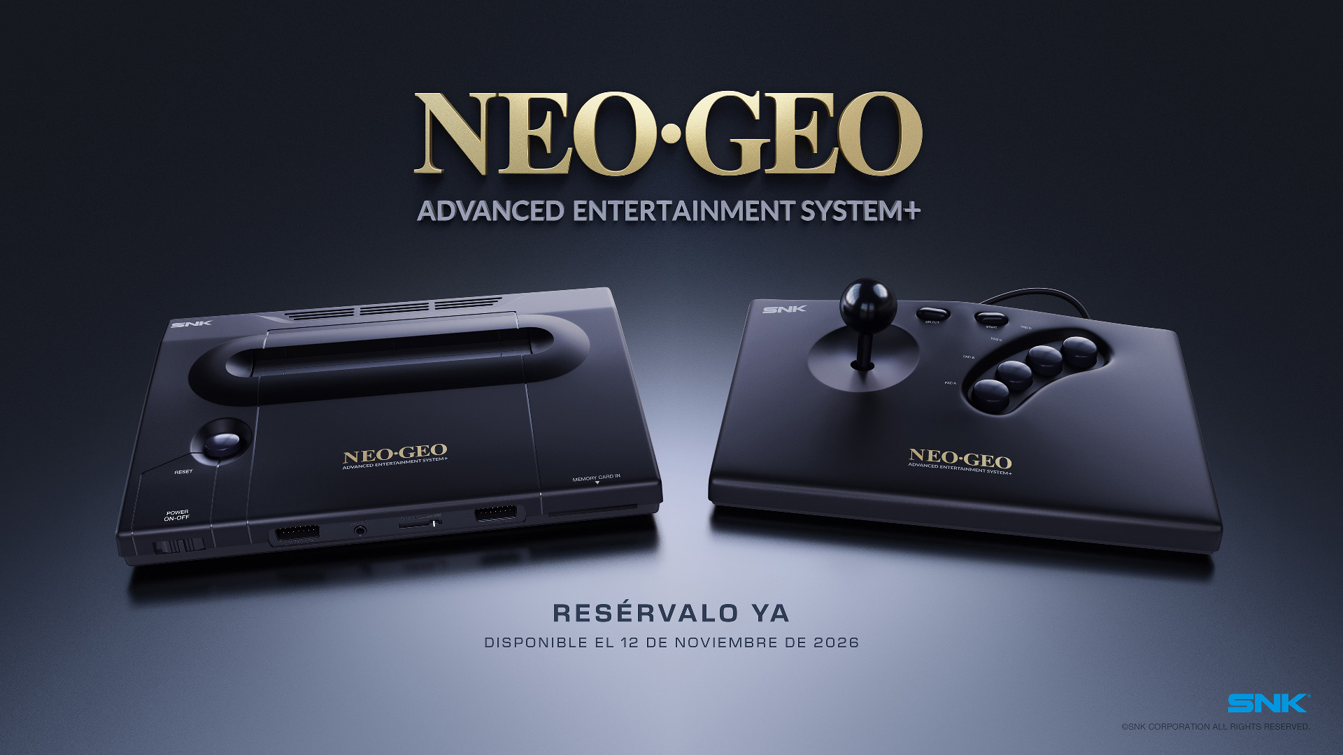 NEO・GEO La mítica NEOGEO AES vuelve en 2026 con una nueva consola