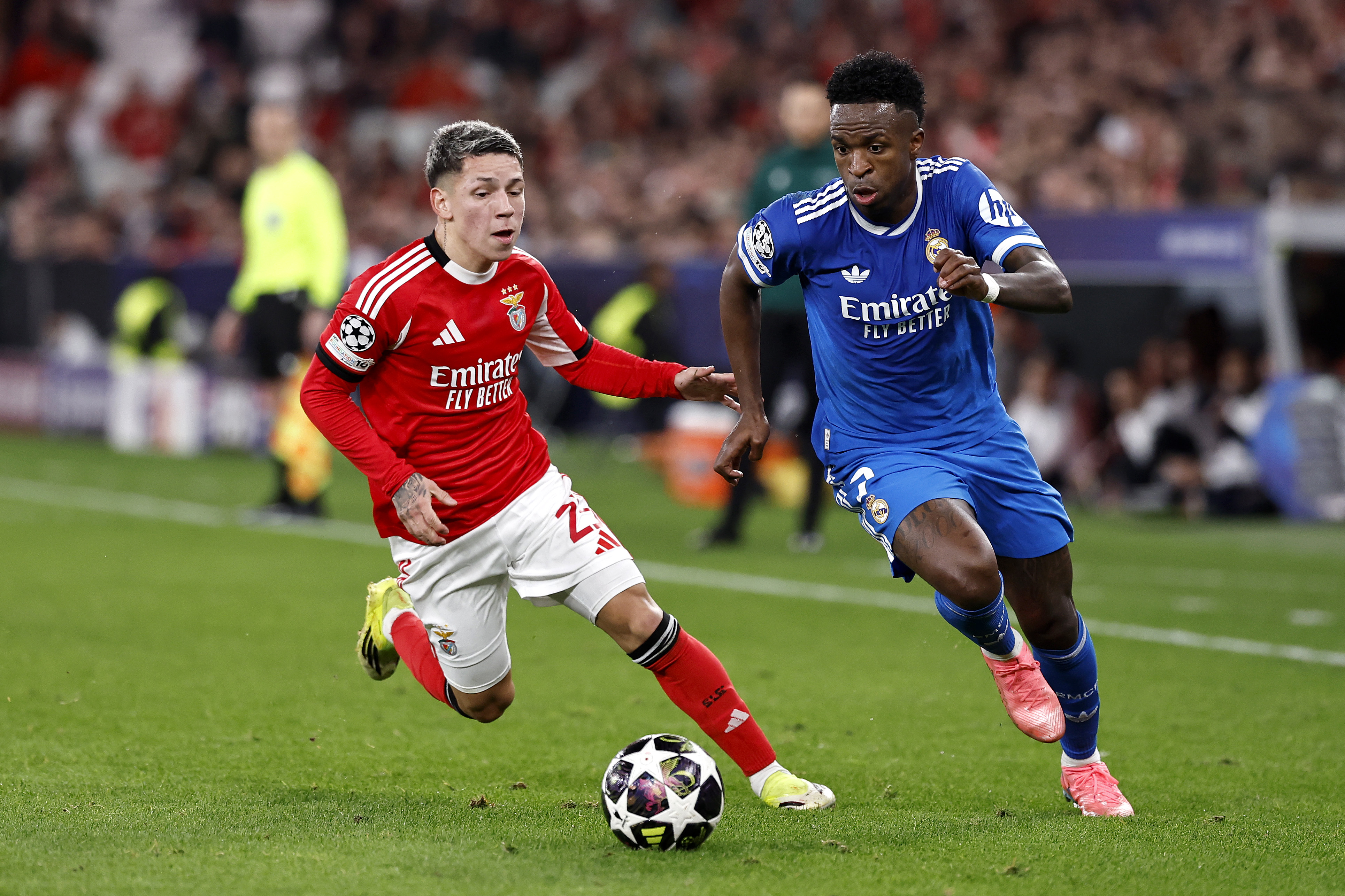 17/02/26 PARTIDO REPESCA DIECISEISAVOS CHAMPIONS 
BENFICA - REAL MADRID 
VINICIUS JR PRESTIANNI 